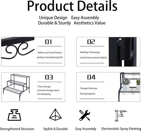 Soporte De Niveles Para Plantas Al Aire Libre Soportes De Metal Para