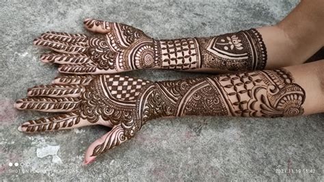 Bridal Mehendi Design 2021 Rohit Das Youtube