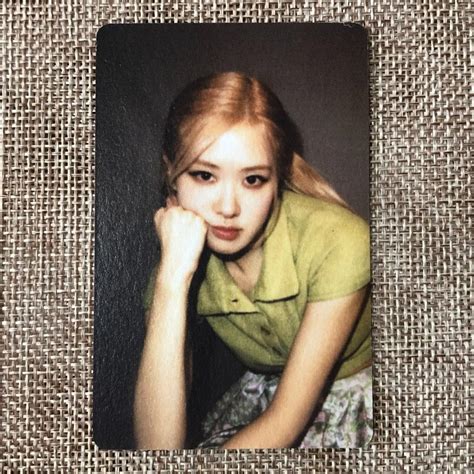 WTS Blackpink Rosé 2022 Welcoming Collection photocard Hobbies Toys