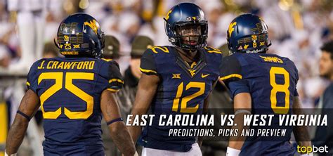 East Carolina vs West Virginia Football Predictions & Picks