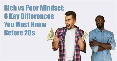 Rich Vs Poor Mindset 6 Key Differences You Must Know Before 20s