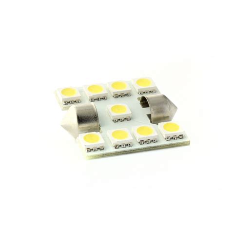 1 x C3W BULB 9 LEDS SMD white - 33mm shuttle - LED ceiling light bulb ...