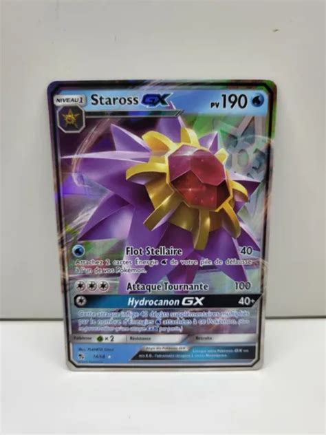 A2 CARTE POKÉMON Staross GX 14 68 EUR 5 90 PicClick FR