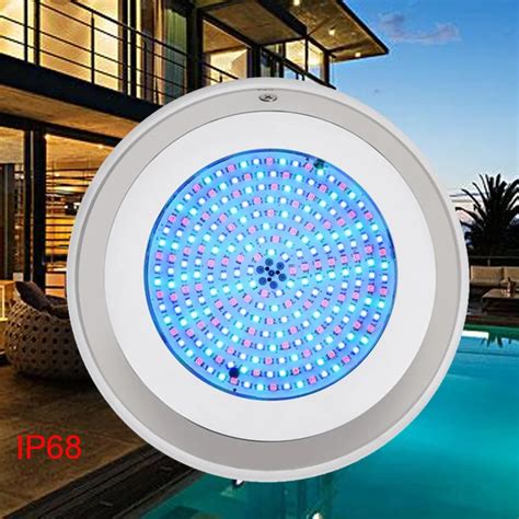 BORUiT 18W RGB Colorful LED Swimming Pool Light 252 LEDs Underwater