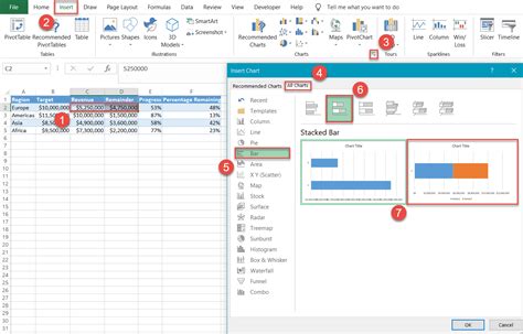 Como criar gráficos de progresso barra e círculo no Excel