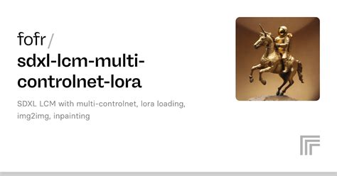 Fofr Sdxl Lcm Multi Controlnet Lora Run With An Api On Replicate