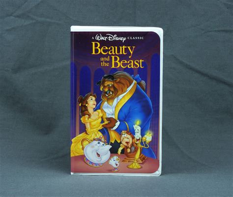 Vintage Walt Disney Movie Beauty And The Beast Vhs Tape