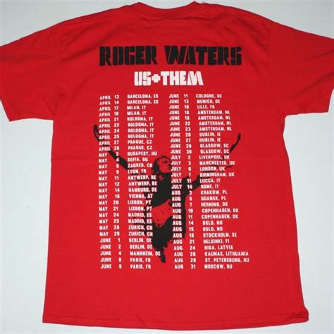 ROGER WATERS US THEM TOUR 2018 Best Rock T Shirts