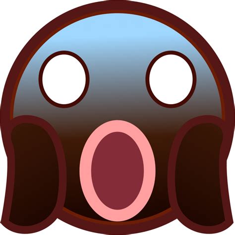 Scream Black Emoji Download For Free Iconduck