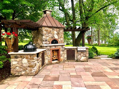 Outdoor Kitchen Designs With Fireplace Pizza Oven Planning An Outdoor