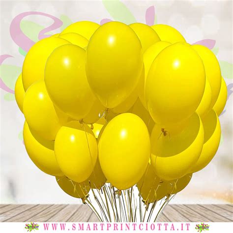 Pz Palloncini In Lattice Cm Giallo Smart Print