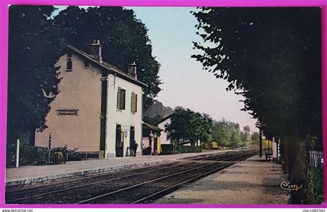 Autres Communes Cpa Polminhac La Gare Carte Postale Cantal Peu