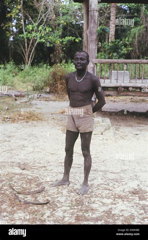 Tribal Man Andaman And Nicobar Islands Union Territory Ut India