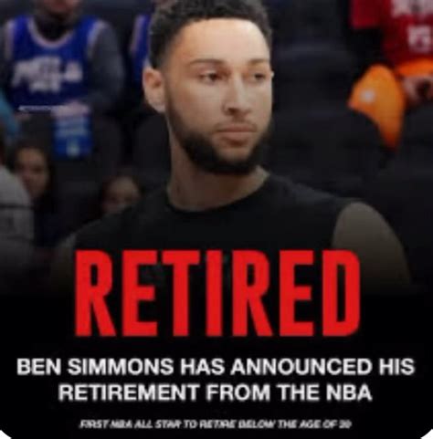 Ben Simmons Retires Nba Retirement Fyp Youtube