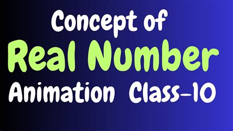 Introduction To Real Numbers Simplified And Explained Youtube