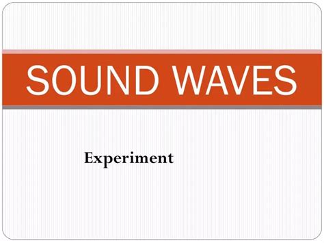 Ppt Sound Waves Powerpoint Presentation Free Download Id 1961198