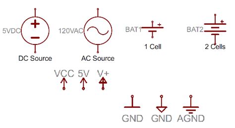 Circuit Diagram Power Supply Symbol