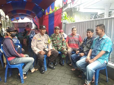 Sinergitas TNI Polri Bhabinkamtibmas Polres Pelabuhan Makassar