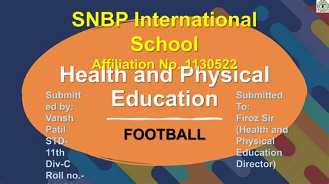 Health And Physical Education Ppt