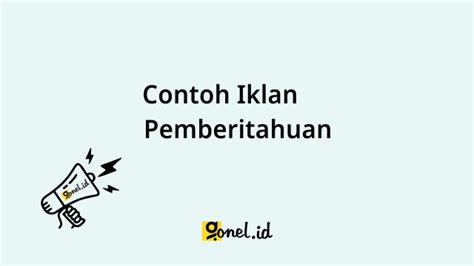 20 Contoh Iklan Pemberitahuan Gambar And Penjelasan Lengkap