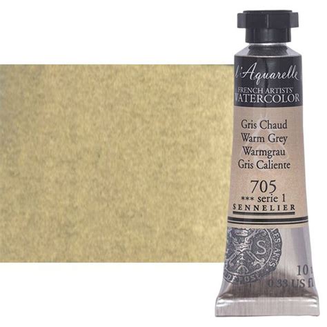 Sennelier Laquarelle Artists Watercolor Warm Grey 10ml Tube Jerry