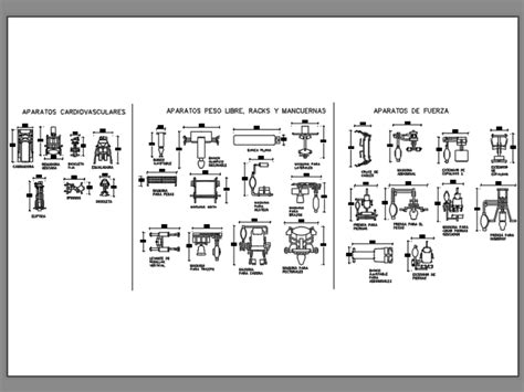 Gimnasio En AutoCAD Descargar CAD 134 77 KB Bibliocad