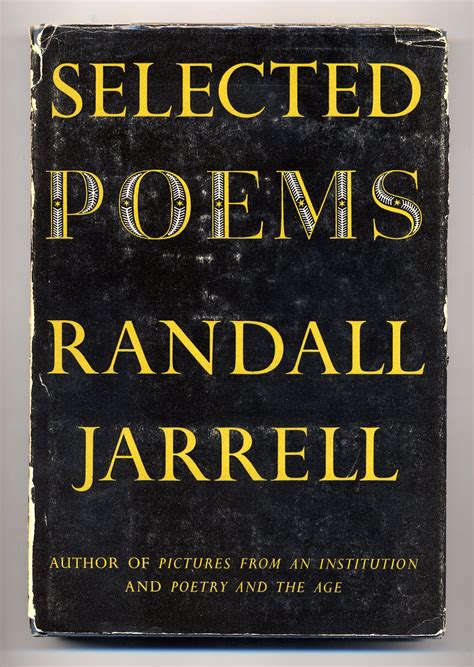 Selected Poems by JARRELL, Randall: Fine Hardcover (1955) | Between the ...