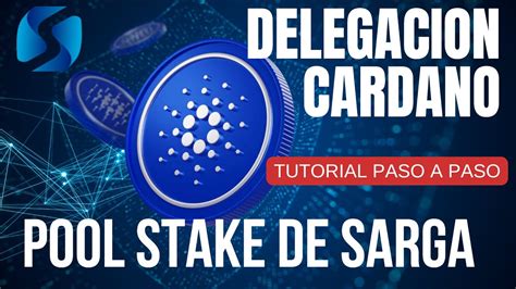 Delegando Cardano En El Nodo De Sargatxet Tutorial Paso A Paso De Como