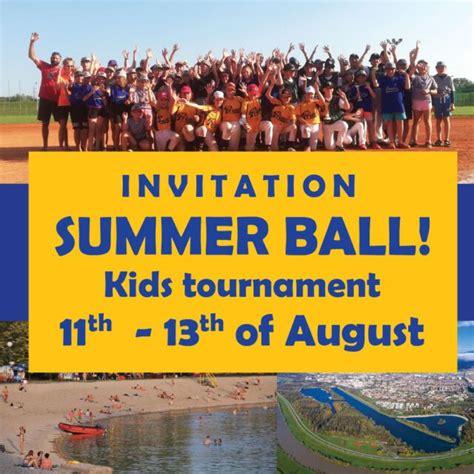 Summer Ball U13 Tournament Softball Klub Princ Zagreb Sport Za