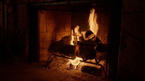 Yule Log Fireplace