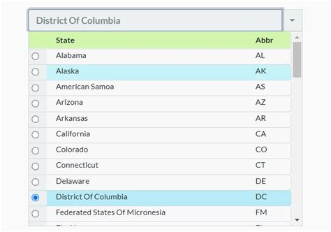 Dynamic Multi Column Dropdown Plugin For Bootstrap Free Jquery Plugins