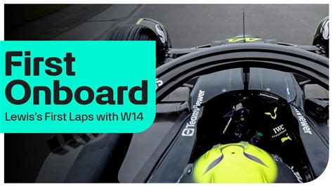 Onboard First Laps With Lewis And The F W Youtube