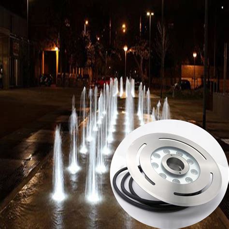 Outdoor IP68 DMX RGB 24V Submersible 9X3w LED Underwater Fountain