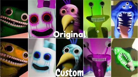 Original Vs Custom Garten Of Banban 2 Jumpscares Youtube