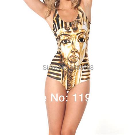 Women Sexy Ancient Egypt Printed Swimsuit Swimming Suit One Piece