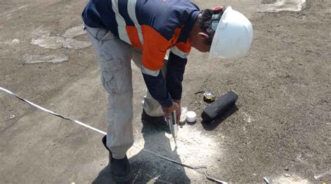 Pengujian Hammer Test Pada Beton Bangunan Pt Griya Maju Sentosa