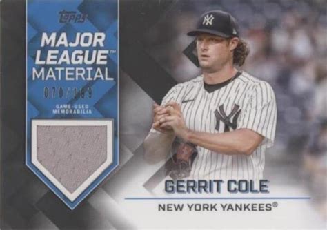 2022 Topps Update Series Major League Material Black Mlm Gc Gerrit