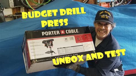 Unbox Porter Cable Bench Top Drill Press Youtube