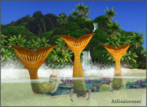 Atliasimmer H2o Mermaids Sims 4 Studio Mermaid Pose