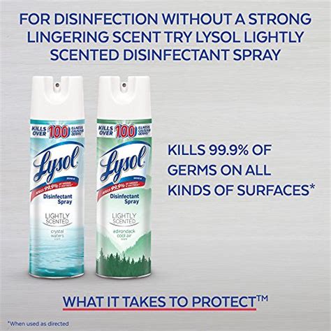 Lysol Disinfectant Spray To Go Crisp Linen 1 Oz Pack Of 6 Pricepulse