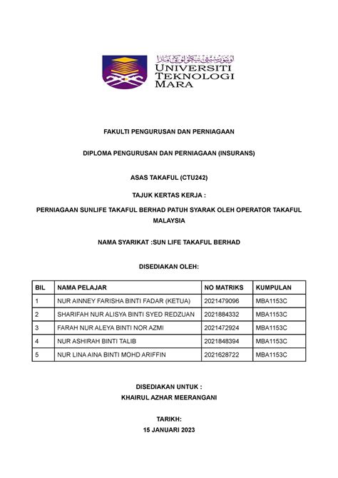 Ctu Ctu Fakulti Pengurusan Dan Perniagaan Diploma Pengurusan