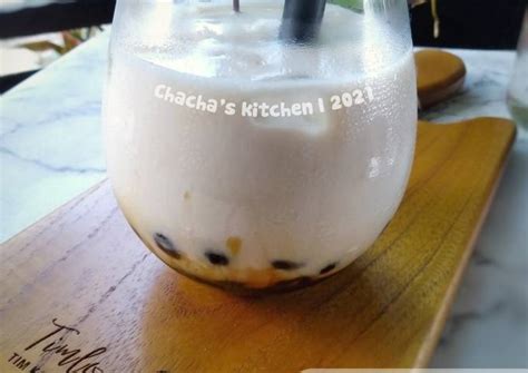 Resep Brown Sugar Milk Boba Oleh Tri Puji Lestari Chacha S Kitchen