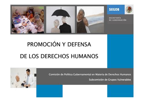 Promoción y Defensa de los Derechos Humanos