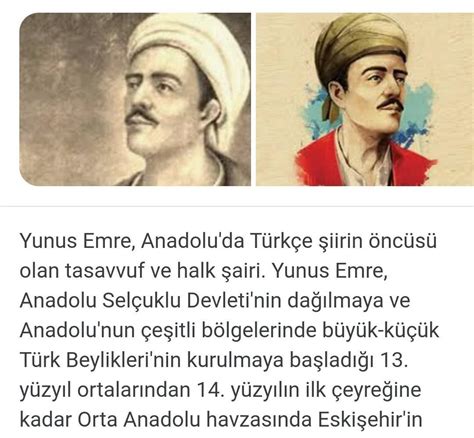 Yunus Emre Nin Hayat Edebi Ki Ili I Eserleri Ve Insana Bak A S