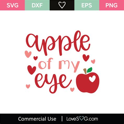 Apple Of My Eye SVG Cut File - Lovesvg.com