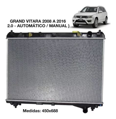 Radiador Agua Suzuki Grand Vitara 12 13 14 15 16 2 0 Parcelamento Sem