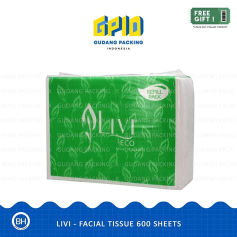 Jual Livi Tissue Eco Facial Refill S Shopee Indonesia