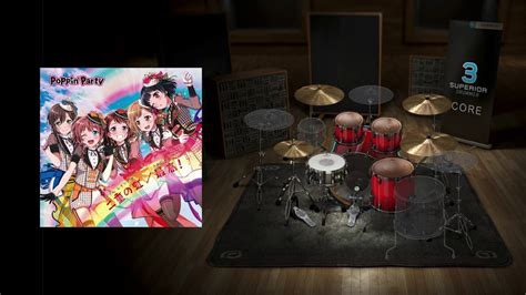 Poppin Party 二重の虹ダブルレインボウ Double Rainbow Superior Drummer 3 Cover