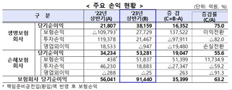 Ifrs17 덕 본 보험사상반기 순익 9조원 전년比 632↑ 이투데이