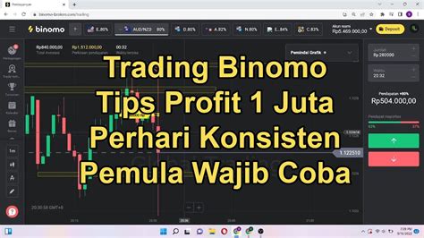 Trading Binomo TIps Profit 1 Juta Perhari Konsisten Part 2 Pemula Wajib